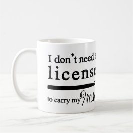 Crochet Hook License 9mm Crafts Tweekleurige Koffiemok