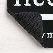 Crochet Hook License Crafts Dark Muismat (Hoek)