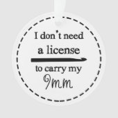 Crochet Hook License ・ Crafts Ornament (voorkant)