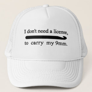 Crochet Hook License Maker Crafts Trucker Pet