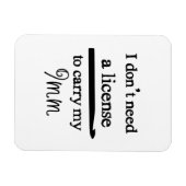 Crochet Hook-licentie Magneet (Horizontaal)