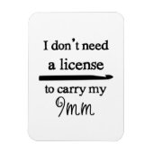 Crochet Hook-licentie Magneet (Verticaal)