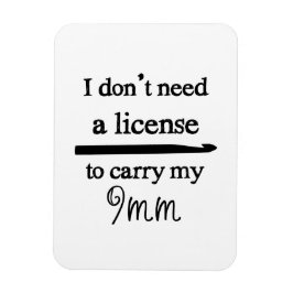 Crochet Hook-licentie Magneet