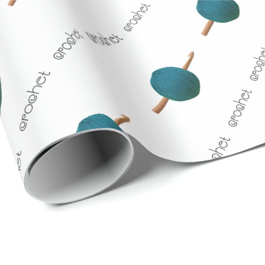 Crochet Hook & Yarn Crafts Cadeaupapier (Rol Hoek)