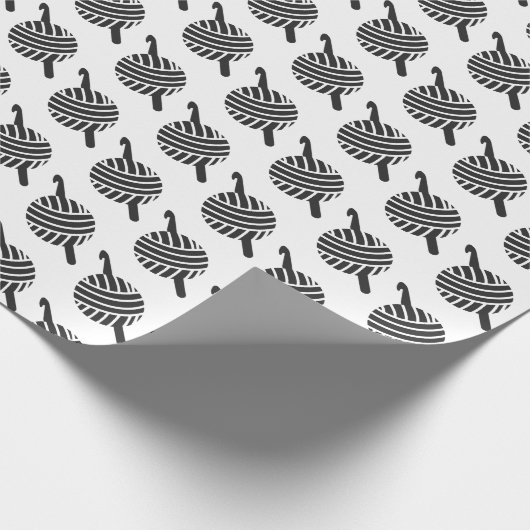 Crochet Hook & Yarn Handmade Crafts Cadeaupapier (Hoek)