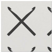 Crochet Hooks Crafts Cross Black Stof (Close Up)
