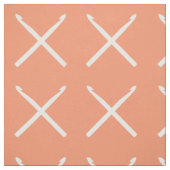 Crochet Hooks Crafts Cross Print White Stof (Swatch)