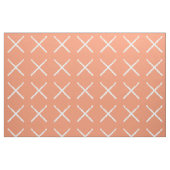 Crochet Hooks Crafts Cross Print White Stof (Fat Quarter)