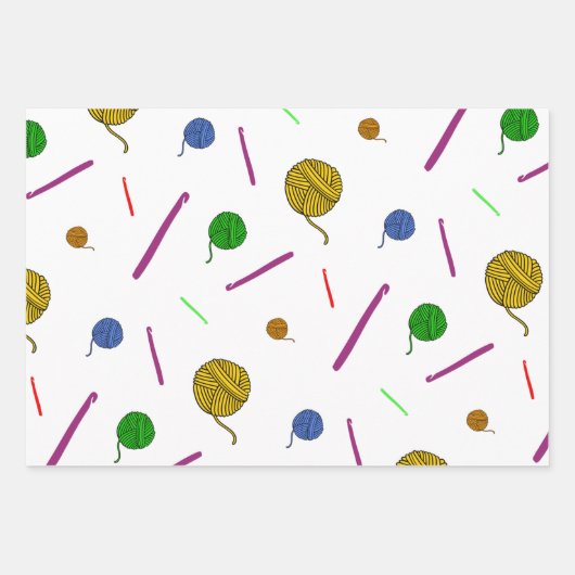 Crochet Inpakpapier Vel (Voorkant 2)