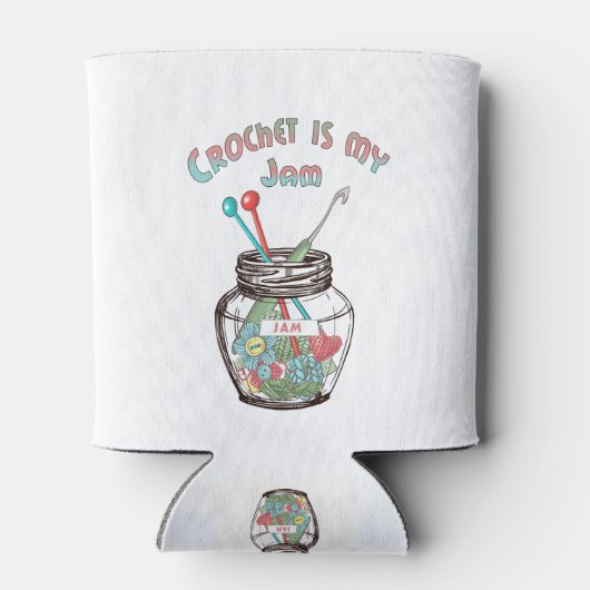Crochet is mijn Jam Blikjeskoeler (Achterkant)