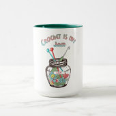 "Crochet is mijn jam" Mok (Midden)