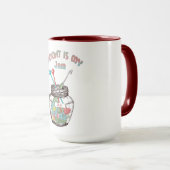 "Crochet is mijn jam" Mok (Voorkant rechts)