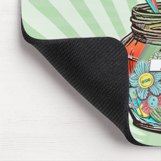 "Crochet is mijn jam" Muismat (Hoek)