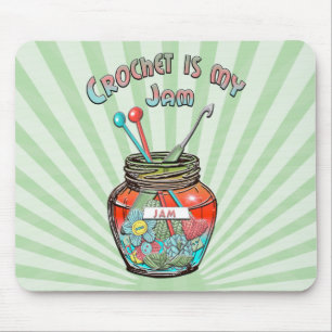 "Crochet is mijn jam" Muismat