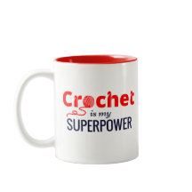 Crochet is Mijn Superpower in Red
