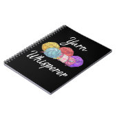 Crochet is verslaafd aan Yarn Lover mama Grandma Notitieboek (Linkerzijde)