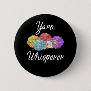 Crochet is verslaafd aan Yarn Lover mama Grandma Ronde Button 5,7 Cm