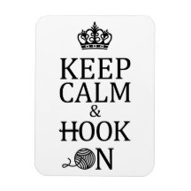 Crochet Keep Calm Hook on Crafts