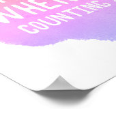 Crochet Knit Counting Stitches Joke Poster (Hoek)