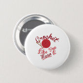 Crochet Knit Ronde Button 5,7 Cm (Voorkant /achterkant)