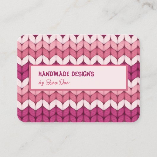 Crochet Knitting Visitekaartje (Voorkant)