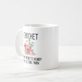 Crochet Koffiemok (Voorkant links)