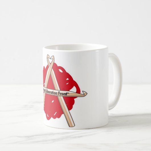 Crochet Liberation Front Mok (Voorkant rechts)