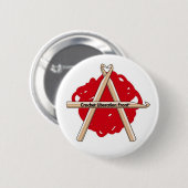 Crochet Liberation Front Ronde Button 5,7 Cm (Voorkant /achterkant)
