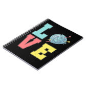 Crochet Love Hobby Crafting Yarn Knitter Notitieboek (Linkerzijde)