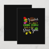 Crochet Lover| I Love Crochetting Bedankkaart (Voorkant / Achterkant)