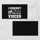 Crochet Lover| I Love Crochetting Visitekaartje (Voorkant / Achterkant)