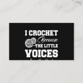 Crochet Lover| I Love Crochetting Visitekaartje (Voorkant)