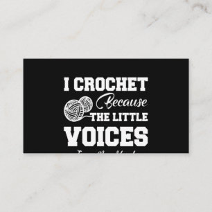 Crochet Lover  I Love Crochetting Visitekaartje