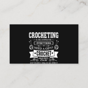 Crochet Lover  I Love Crochetting Visitekaartje