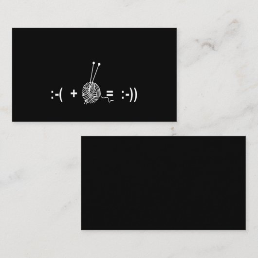 Crochet Lover|I Plus Crochet Result I Love Crochet Visitekaartje (Voorkant / Achterkant)