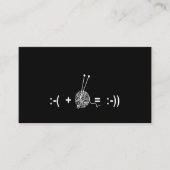 Crochet Lover|I Plus Crochet Result I Love Crochet Visitekaartje (Voorkant)