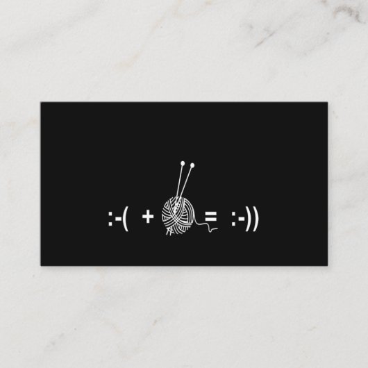 Crochet Lover|I Plus Crochet Result I Love Crochet Visitekaartje (Voorkant)