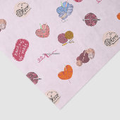 Crochet Lover Yarn Balls en Crochet Hooks Tissuepapier (Detail)