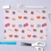 Crochet Lover Yarn Balls en Crochet Hooks Tissuepapier (Craft)