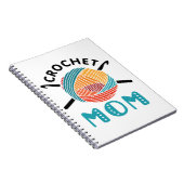 Crochet Mam Crocheting Lover Crocheter Women Notitieboek (Rechterzijde)