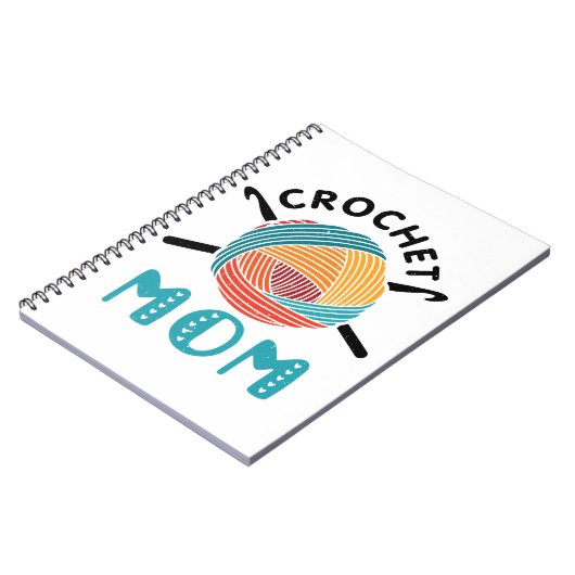 Crochet Mam Crocheting Lover Crocheter Women Notitieboek (Linkerzijde)