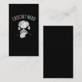 Crochet mama Hobby Crafting Grandma Yarn Lover Visitekaartje (Voorkant / Achterkant)