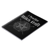 Crochet mama Witch Occult Crafting Yarn Lover Notitieboek (Linkerzijde)