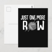 Crochet mama Yarn Hobby Crafting Grandma Briefkaart (Voorkant / Achterkant)