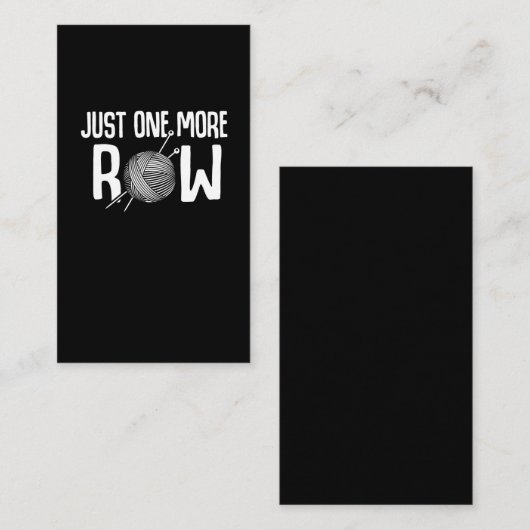 Crochet mama Yarn Hobby Crafting Grandma Visitekaartje (Voorkant / Achterkant)