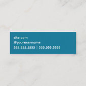 Crochet Mini Visitekaartje (Achterkant)