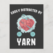 Crochet Moeder Needle Crafter Yarn Knitting Briefkaart (Voorkant)