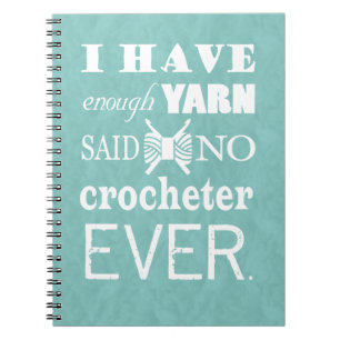 Crochet niet voldoende arn Crafts Dark Notitieboek