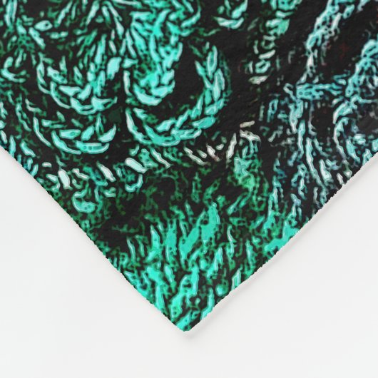 Crochet no2 fleece deken (Hoek)