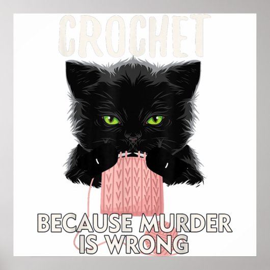 Crochet omdat Murder verkeerd is... Poster (Voorkant)